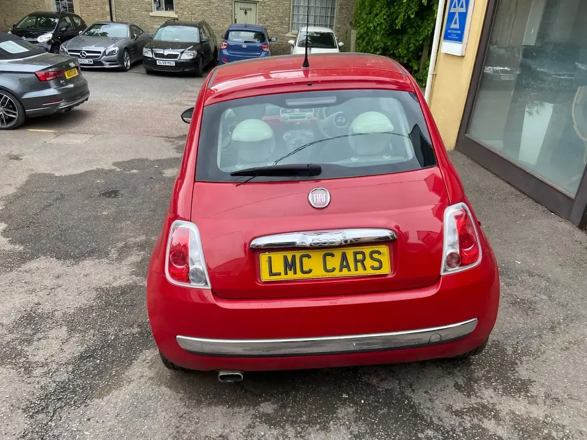Used Fiat 500 Lounge 69 HP (50 kW) 2012 Red Hatchback