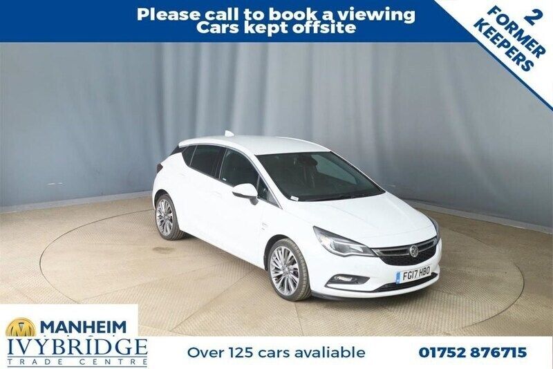 White Used 2017 Vauxhall Astra SRi Hatchback | £5,595 (Good price) - Image 1/1