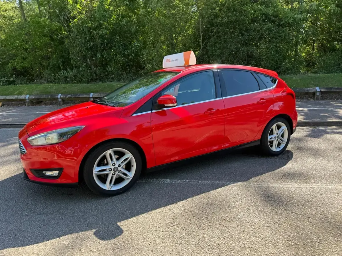 Usado Ford Focus Zetec 2016 Vermelho Citadino