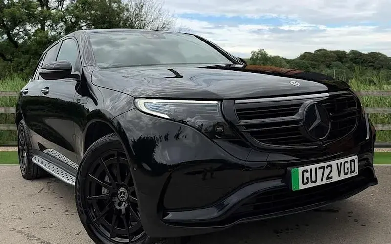 Used Mercedes EQC400 AMG line 300 kW (408 HP) 2022 Black SUV