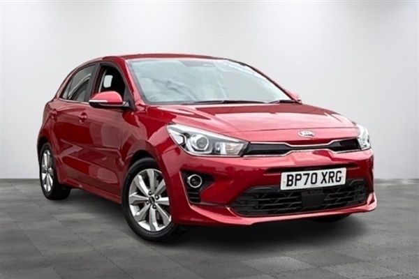 Blaze red Used 2021 Kia Rio 3 Hatchback | £13,861 (Fair price) - Image 1/1