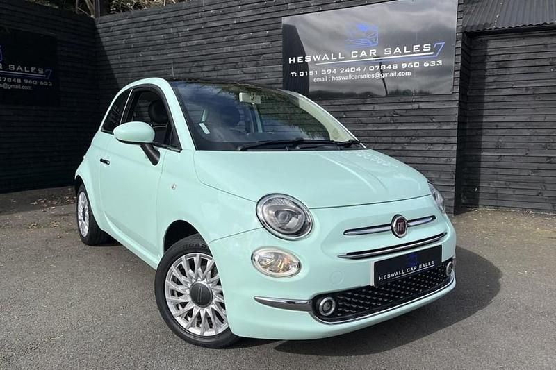 Used Fiat 500 Lounge 69 HP (50 kW) 2016 Green Hatchback