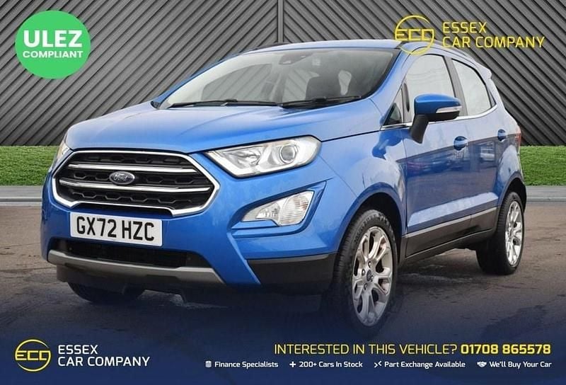 Used Ford Ecosport Titanium 125 HP (91 kW) 2022 Blue SUV