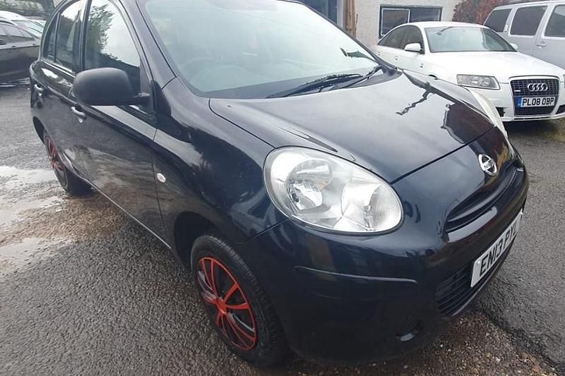 Black Used 2013 Nissan Micra Visia Hatchback | £2,495 (Good price) - Image 1/1