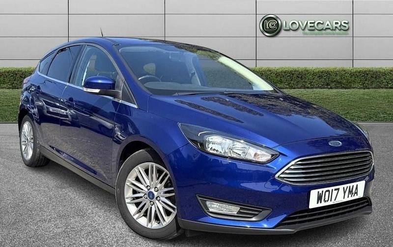 Blue Used 2017 Ford Focus Zetec Hatchback | £6,790 (Good price) - Image 1/4