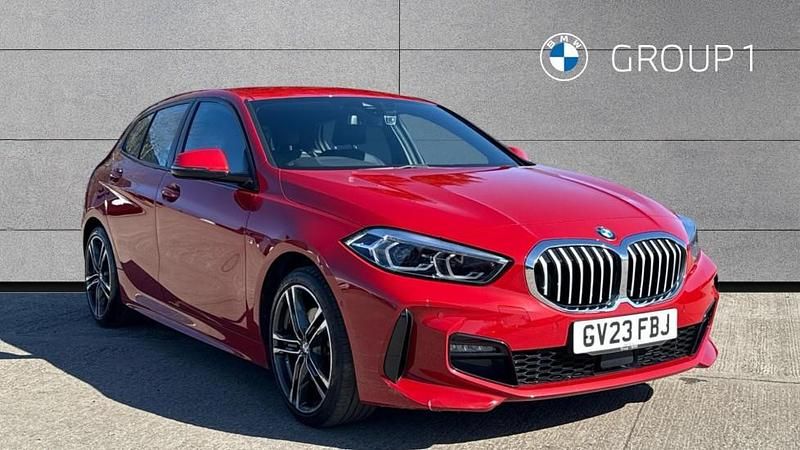 Used BMW 118 M Sport 136 HP (100 kW) 2023 Red Hatchback