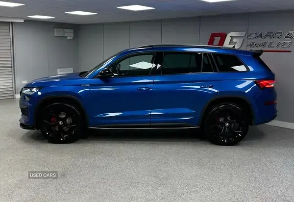 Used Skoda Kodiaq SportLine 150 HP (110 kW) 2021 Blue SUV