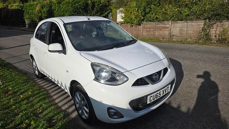 Used Nissan Micra Acenta 2015 White Hatchback