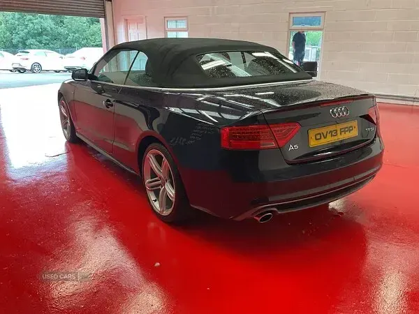 Used Audi A5 Cabriolet S-Line 2013 Blue Cabriolet