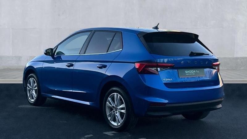 Begagnad Skoda Fabia SE L 150 HK (110 kW) 2025 Blå Halvkombi