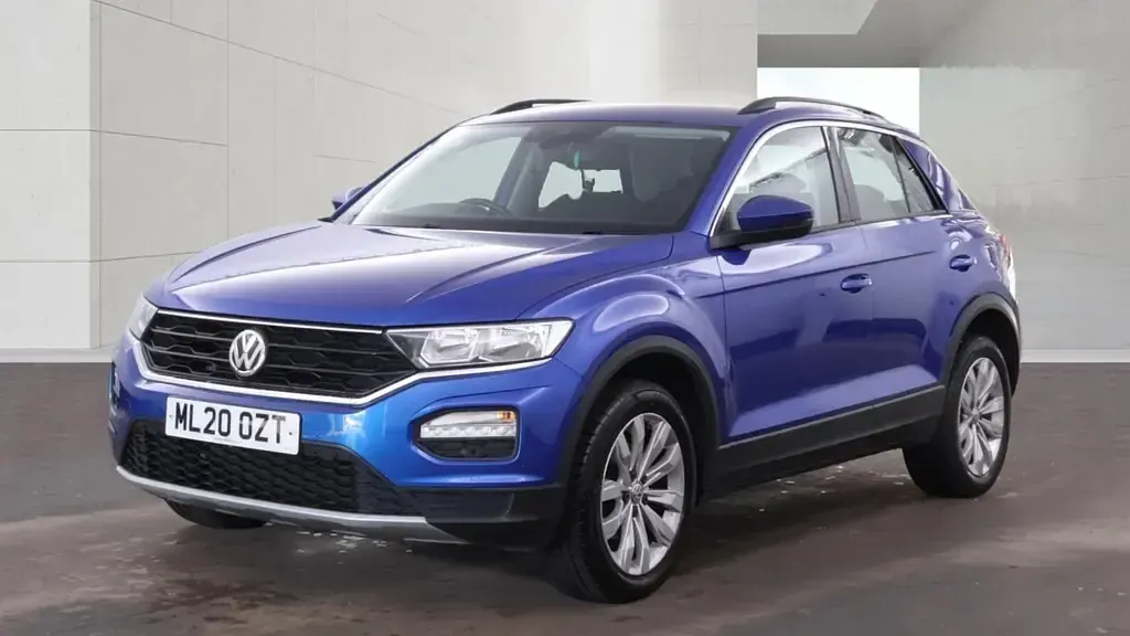 Used VW T-Roc SE 113 HP (83 kW) 2020 Blue SUV