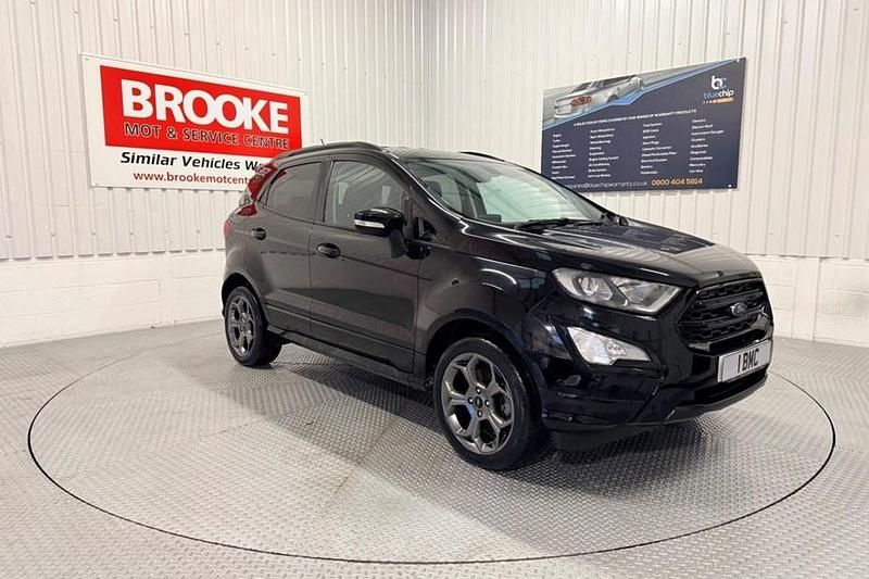 Black Used 2018 Ford Ecosport ST-Line SUV | £9,390 (Fair price) - Image 1/1