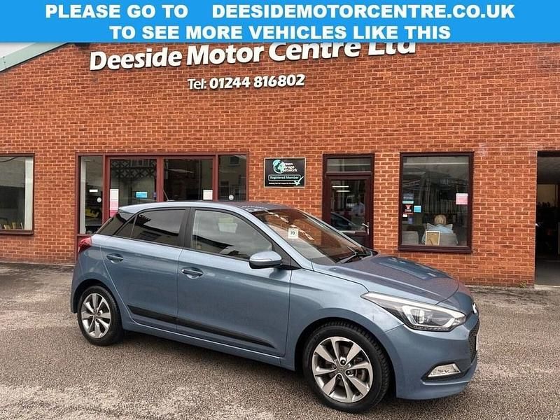 Blue Used 2018 Hyundai i20 Premium Hatchback | £9,998 (Good price) - Image 1/3