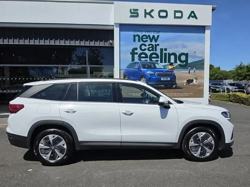 Used Skoda Kodiaq SE 150 HP (110 kW) 2024 White SUV