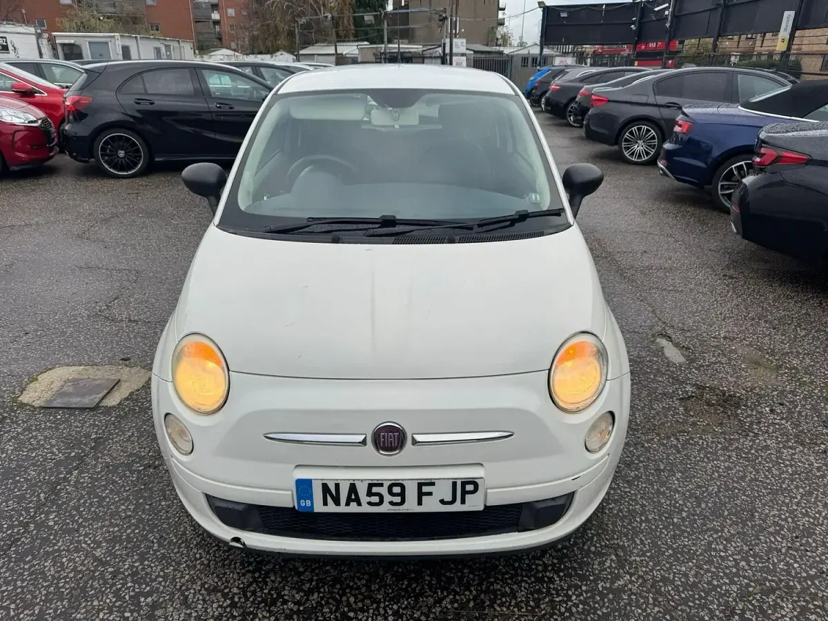 Used Fiat 500 Pop 69 HP (50 kW) 2009 White Cabriolet