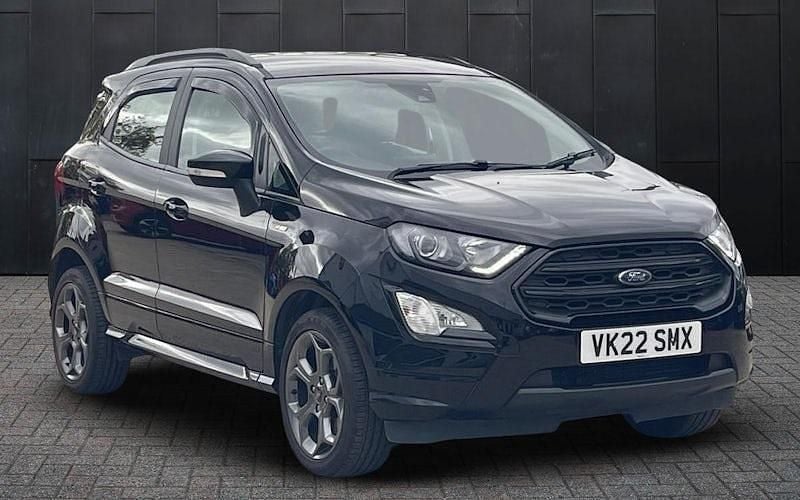 Black Used 2022 Ford Ecosport ST-Line SUV | £12,879 (Fair price) - Image 1/3