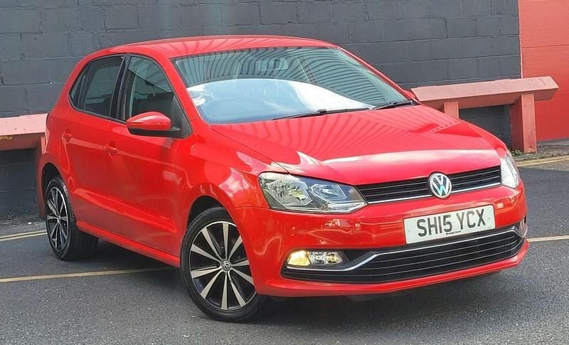 Red Used 2015 VW Polo SE Hatchback | £5,999 (Fair price) - Image 1/4