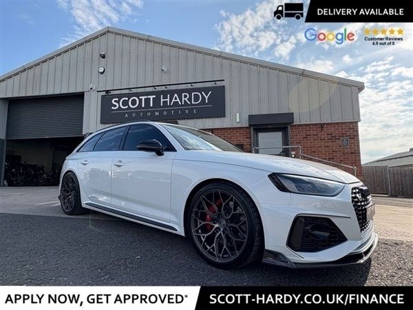 White Used 2020 Audi RS4 Black Edition Estate | £49,991 (Fair price) - Image 1/1
