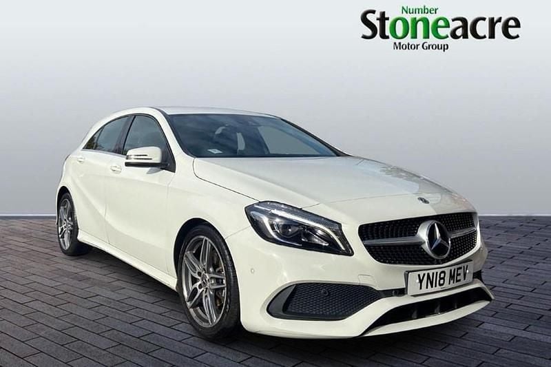 White Used 2018 Mercedes A160 AMG Line Premium Hatchback | £15,000 (Fair price) - Image 1/1