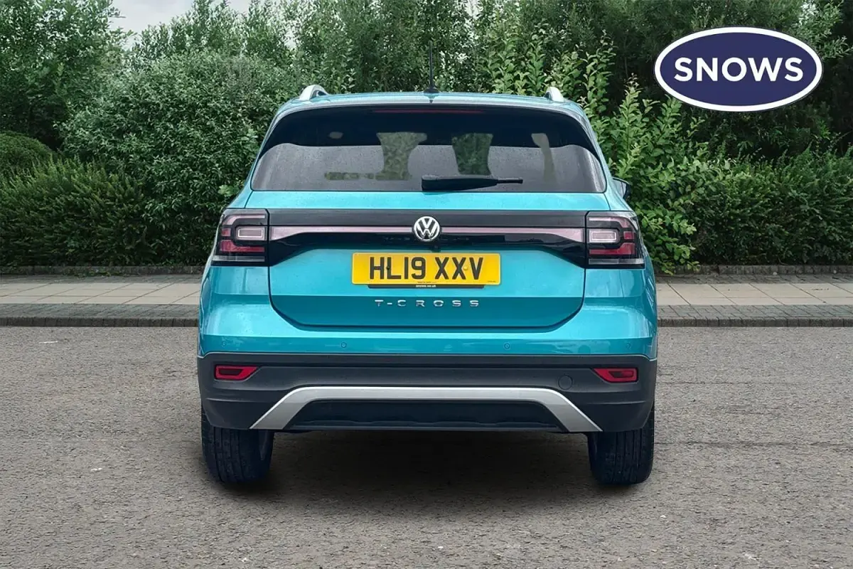 Used VW T-Cross SEL 116 HP (85 kW) 2019 Blue SUV
