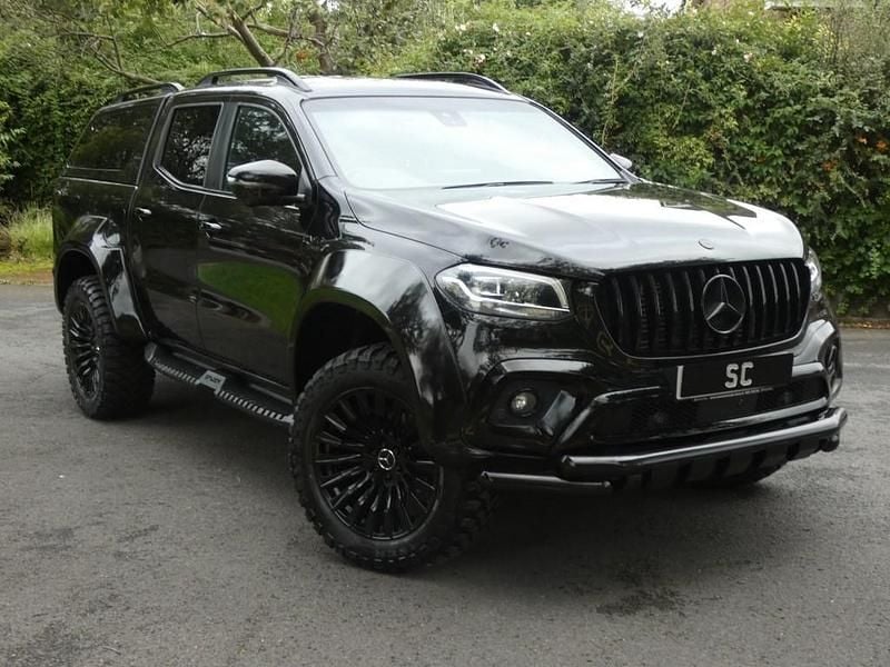 Used Mercedes X350 2019 Black Pickup