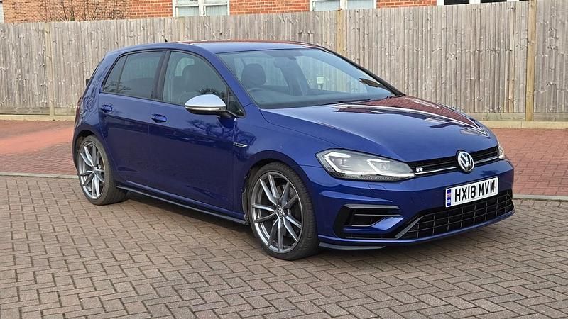 Used VW Golf VII R 310 HP (228 kW) 2018 Lapiz blue Hatchback