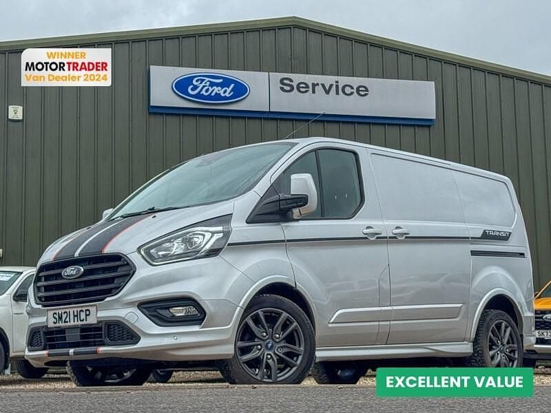 Used Ford Transit Custom Sport 185 HP (136 kW) 2021 Silver Van