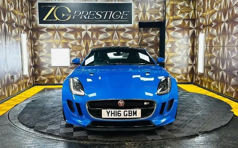 Used Jaguar F-Type S 381 HP (280 kW) 2016 Blue Coupe