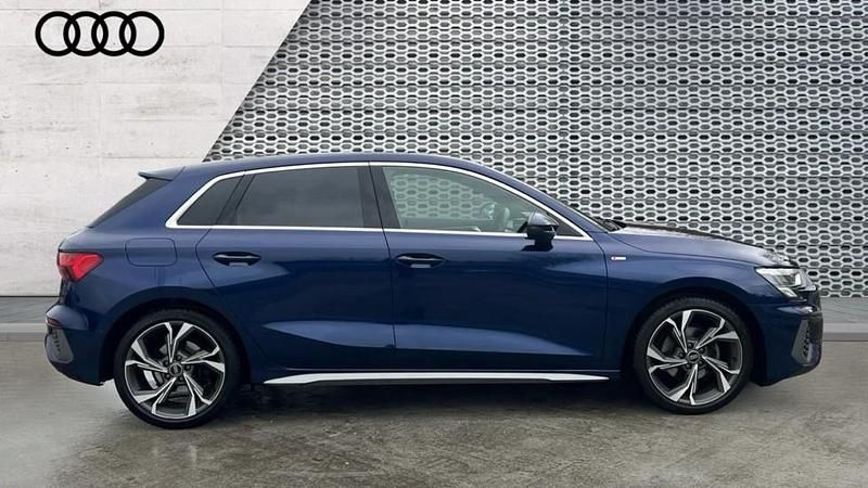 Used Audi A3 S-Line 150 HP (110 kW) 2023 Blue Sedan