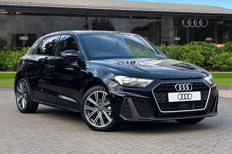 New Audi A1 Sportback S-Line 2026 Black Hatchback
