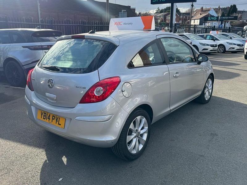 Used Vauxhall Corsa Excite 65 HP (47 kW) 2014 Silver Hatchback