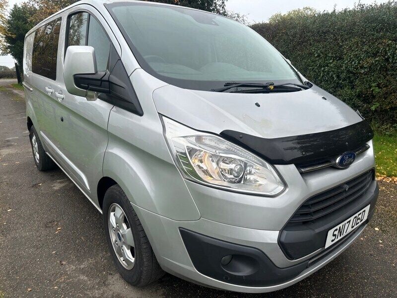 Silver Used 2017 Ford Transit Custom Limited Van | £9,500 (Expensive) - Image 1/4