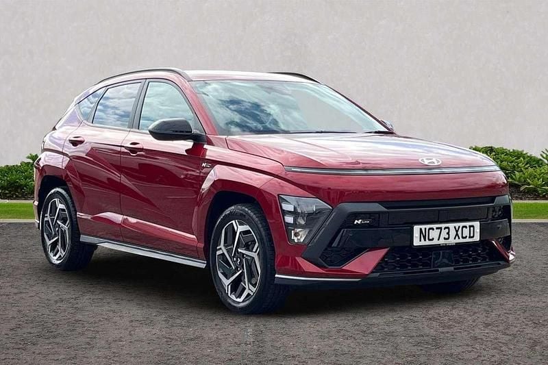 Red Used 2023 Hyundai Kona N Line SUV | £23,686 (Fair price) - Image 1/4