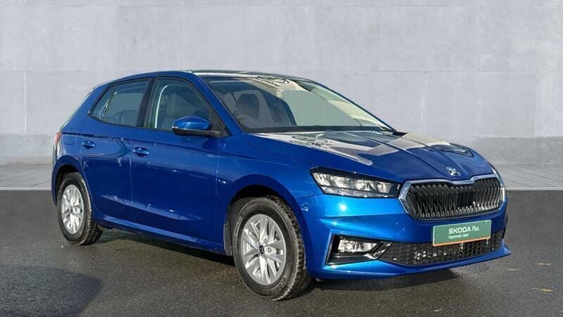 Blue Used 2024 Skoda Fabia SE Hatchback | £18,480 (Expensive) - Image 1/4