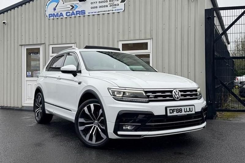 White Used 2019 VW Tiguan R-line SUV | £17,250 (Fair price) - Image 1/1