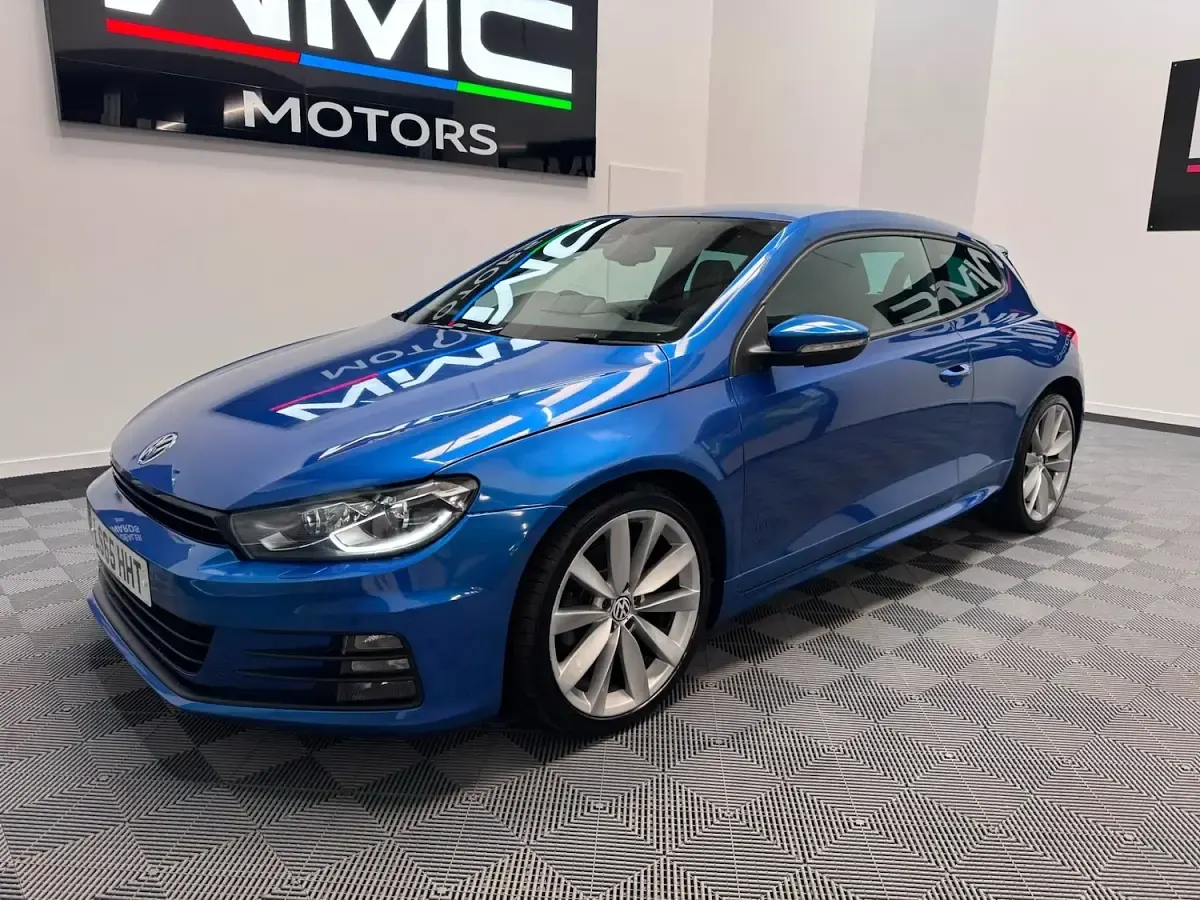 Used VW Scirocco R-line 184 HP (135 kW) 2015 Blue Coupe