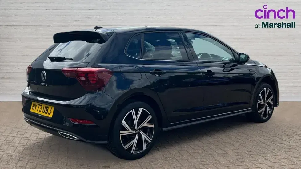 Used VW Polo R-line 95 HP (69 kW) 2023 Black Hatchback
