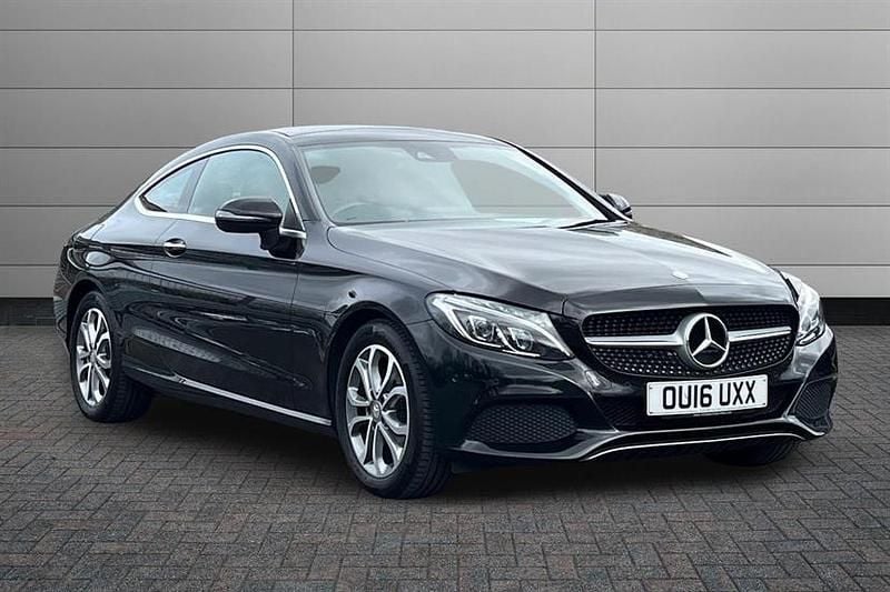 Used Mercedes C200 Premium Plus 184 HP (135 kW) 2016 Black Coupe