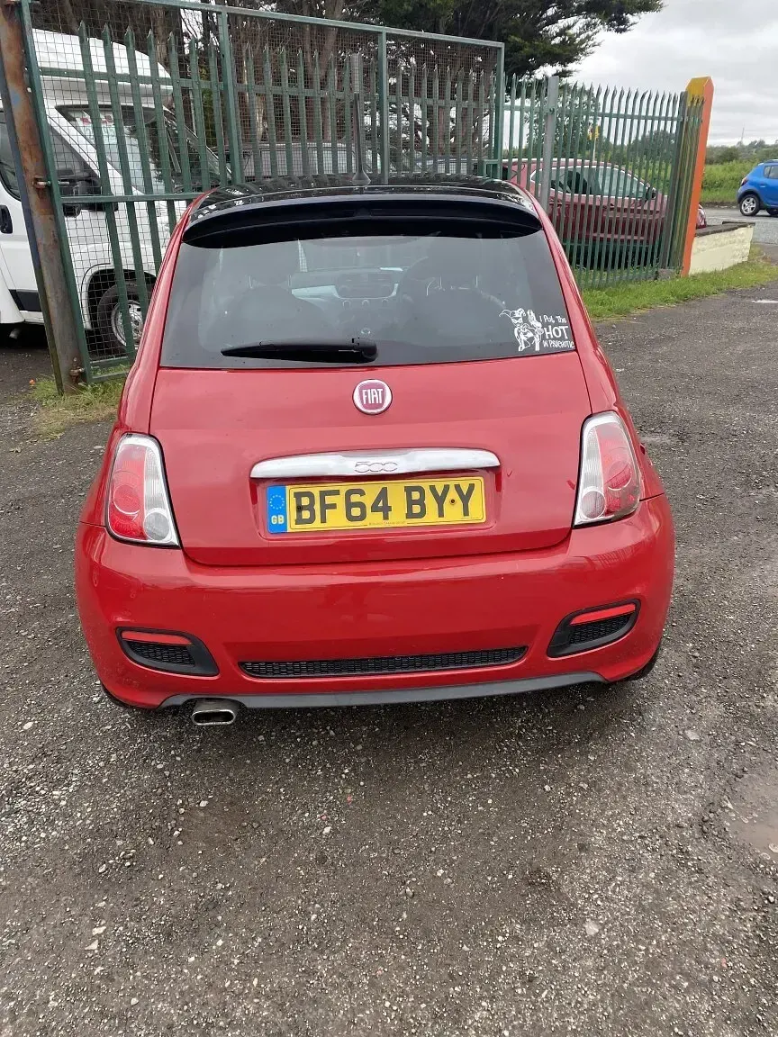 Used Fiat 500 S 69 HP (50 kW) 2014 Red Hatchback