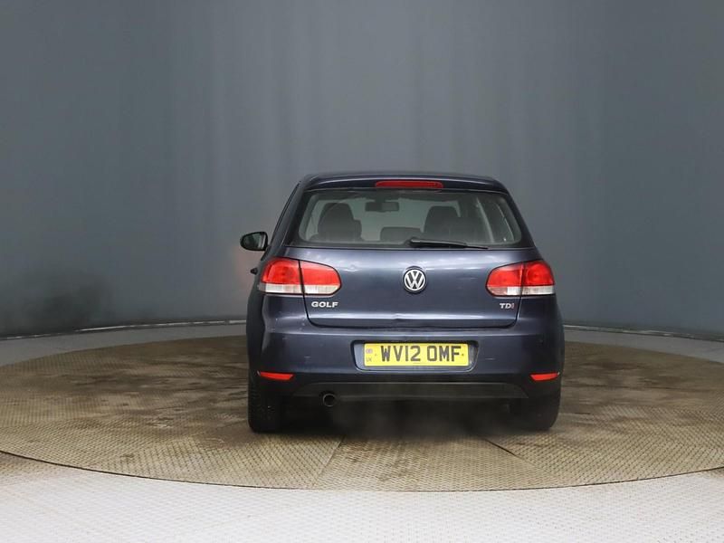 Used VW Golf VII Match 105 HP (77 kW) 2012 Blue Hatchback