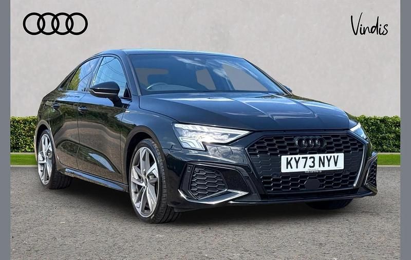 Used Audi A3 Black Edition 147 HP (108 kW) 2023 Black Sedan