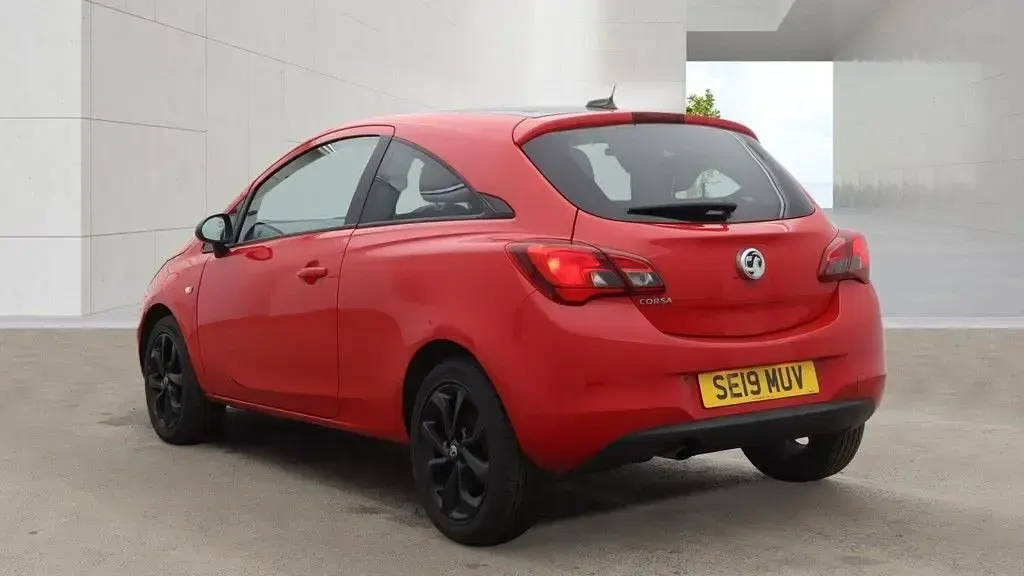 Used Vauxhall Corsa 75 HP (55 kW) 2019 Red Hatchback