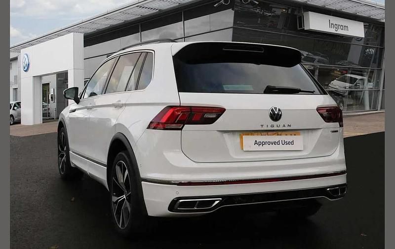 Used VW Tiguan R-line 150 HP (110 kW) 2020 White SUV