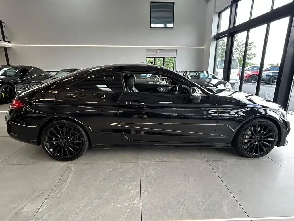 Used Mercedes C250 AMG line 204 HP (150 kW) 2016 Black Coupe