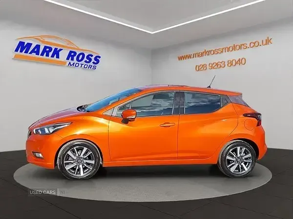 Usata Nissan Micra Acenta 71 CV (52 kW) 2018 Arancione Utilitaria