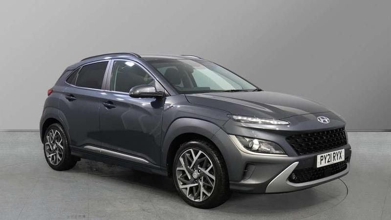 Grey Used 2021 Hyundai Kona Premium SUV | £15,919 (Fair price) - Image 1/4
