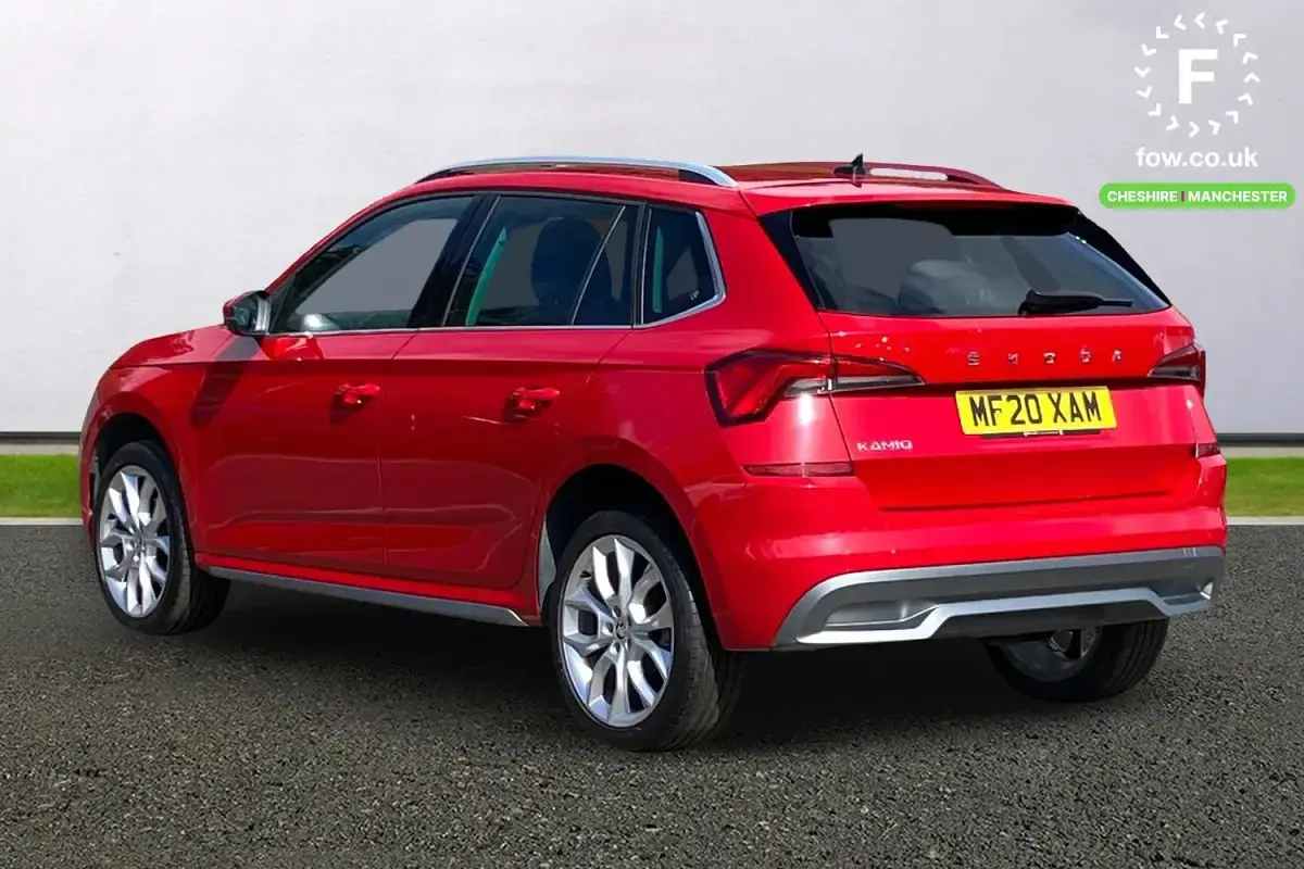 Used Skoda Kamiq SE L 116 HP (85 kW) 2020 Red SUV