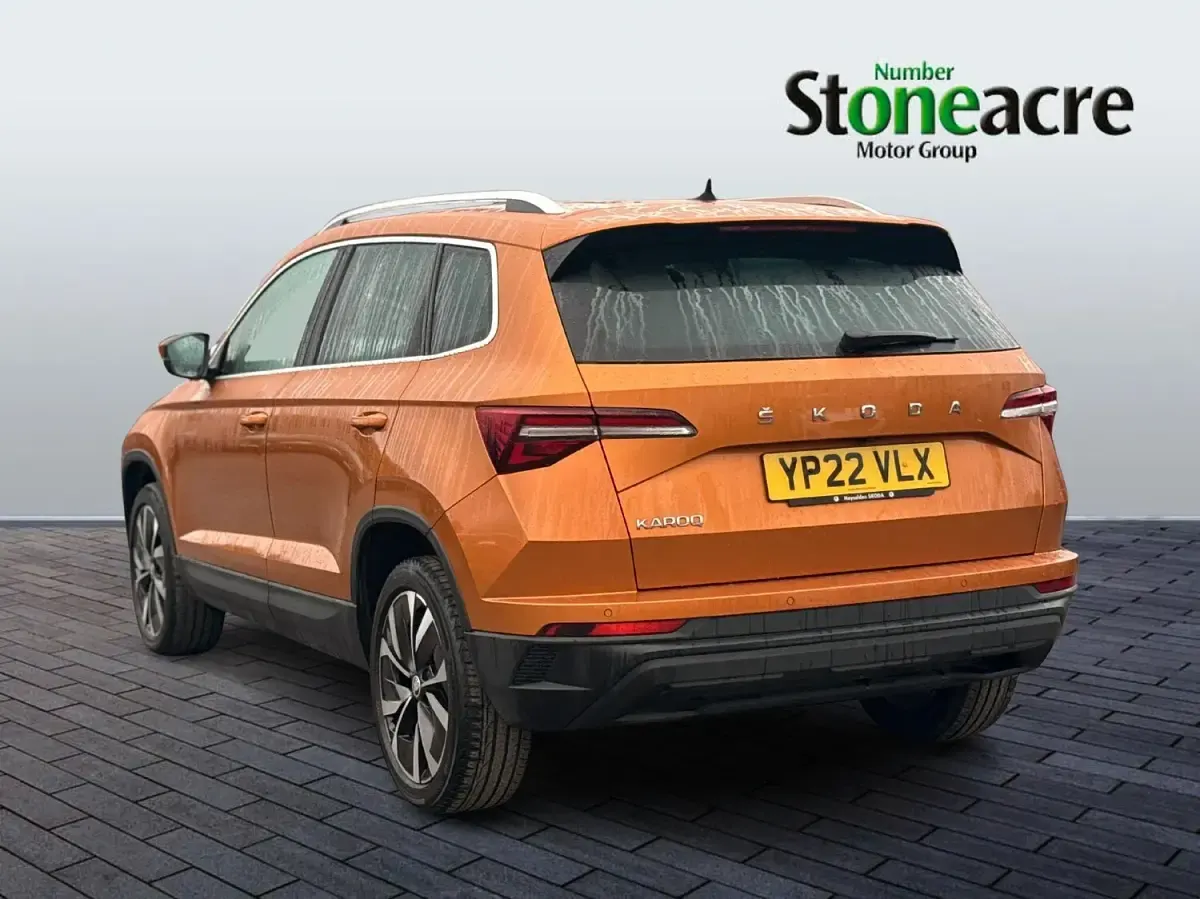 Used Skoda Karoq SE L 150 HP (110 kW) 2022 Orange SUV