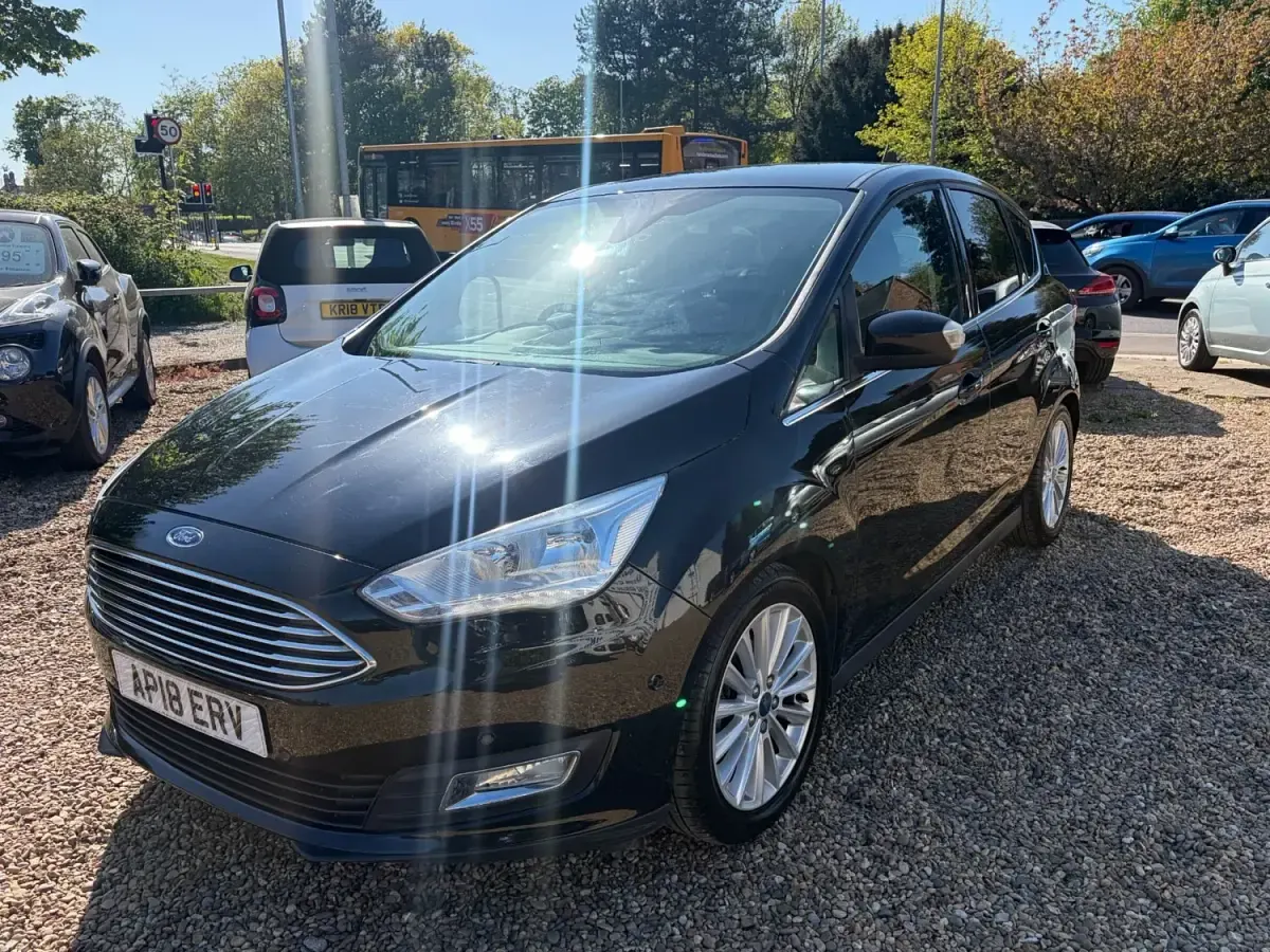 Begagnad Ford C-MAX Titanium 120 HK (88 kW) 2018 Svart Minibuss
