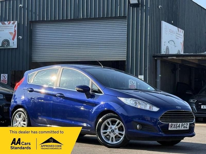 Used Ford Fiesta Zetec 100 HP (73 kW) 2014 Blue Hatchback